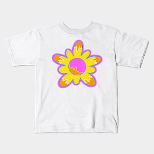 Yellow Flower Kids T-Shirt